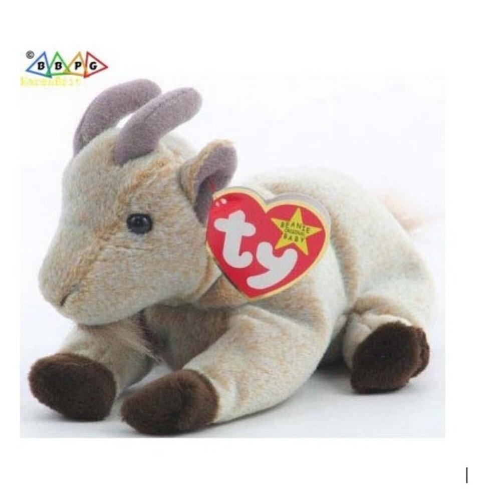 Ty Beanie Baby Goatee the Goat 1999 with Tags, New! Mint Condition!